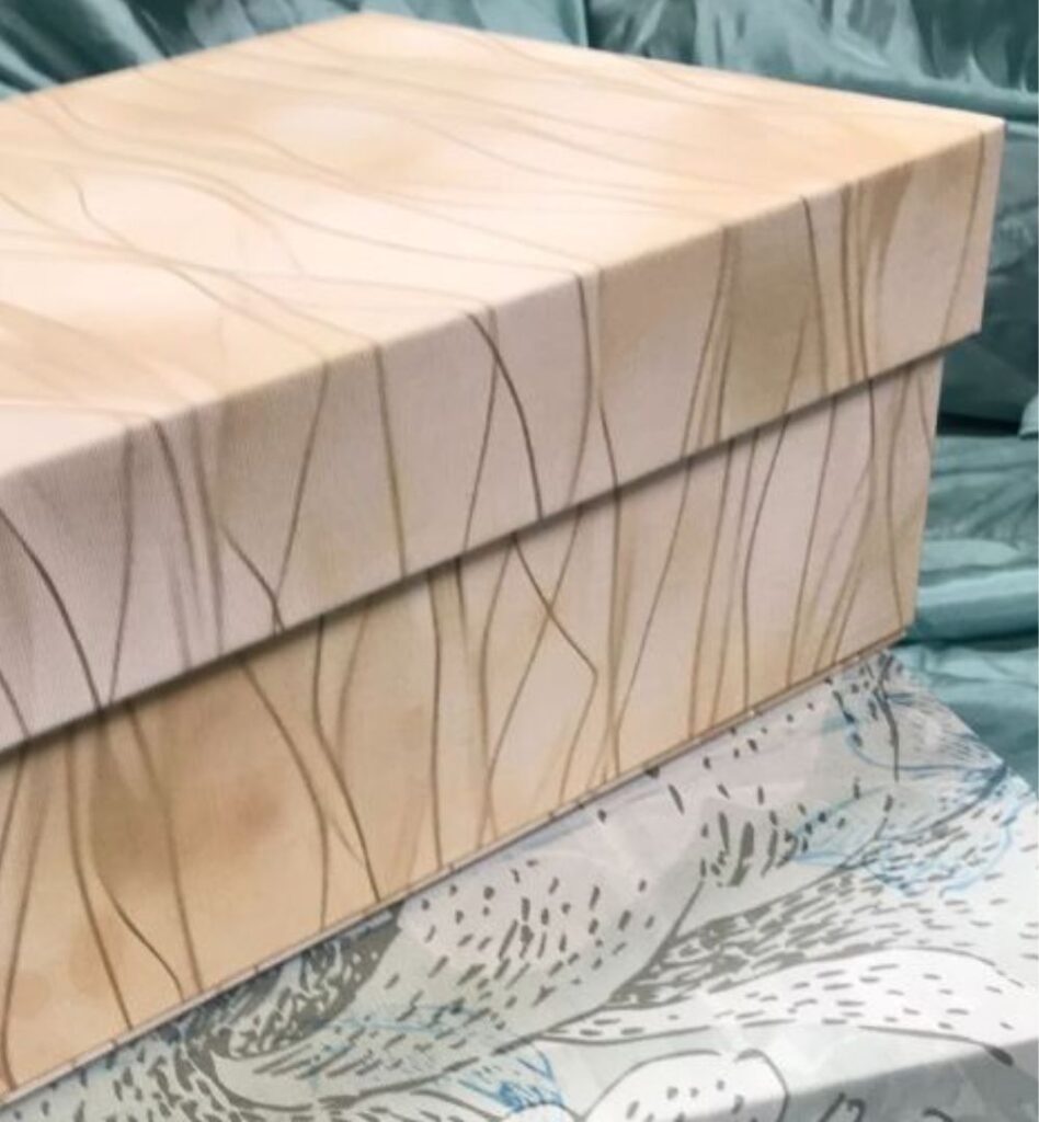Scatole cabina armadio su misura artigianali con utilizzo di materiali esclusivi - Paper design